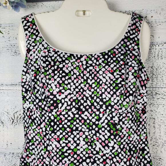 Vintage Talbots Petites Stretch Sleeveless Dress Size 6 Modest Retro Classy - Picture 2 of 7